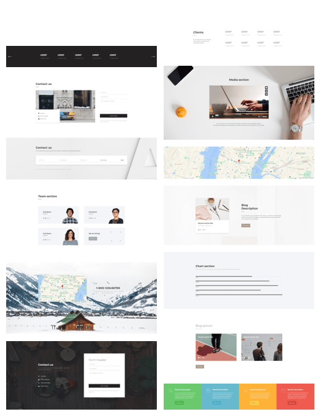 website sample page 1